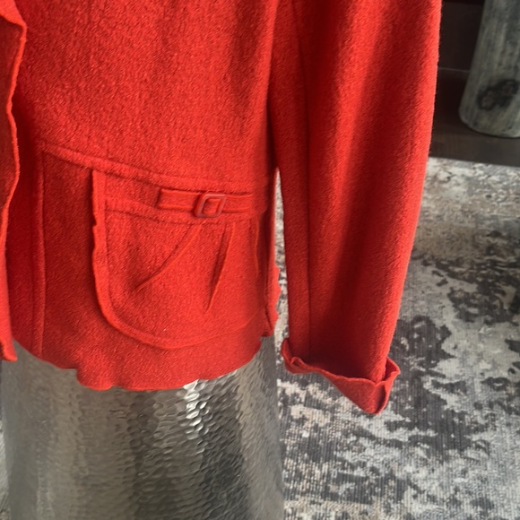 Lana Lee pumpkin spice coloured blazer jacket size 14 very pretty plus size - Picture 14 of 16